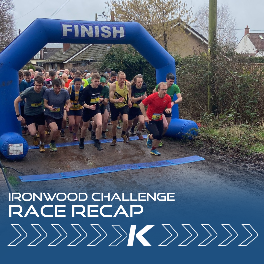 Start of the Ironwood Challenge 2026 trail race organised by Nailsea Running Club and supported by Kinisi Run Hub