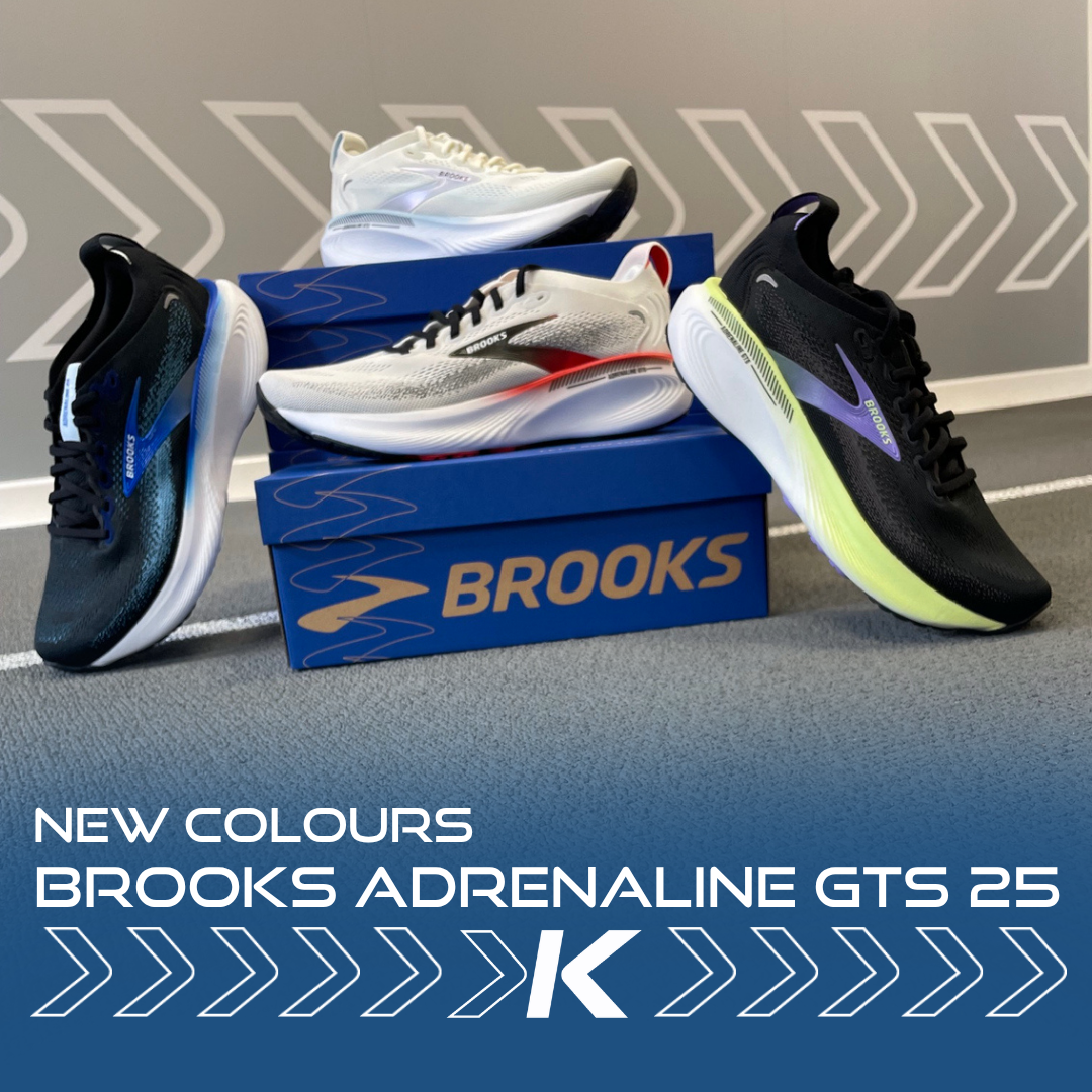 New colours of the Brooks Adrenaline GTS 25 have landed at Kinisi Run Hub