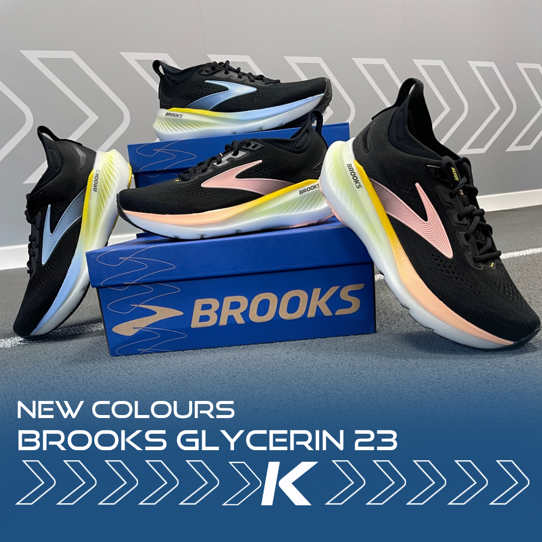 New colours of the Brooks Glycerin 23 are now available at Kinisi Run Hub