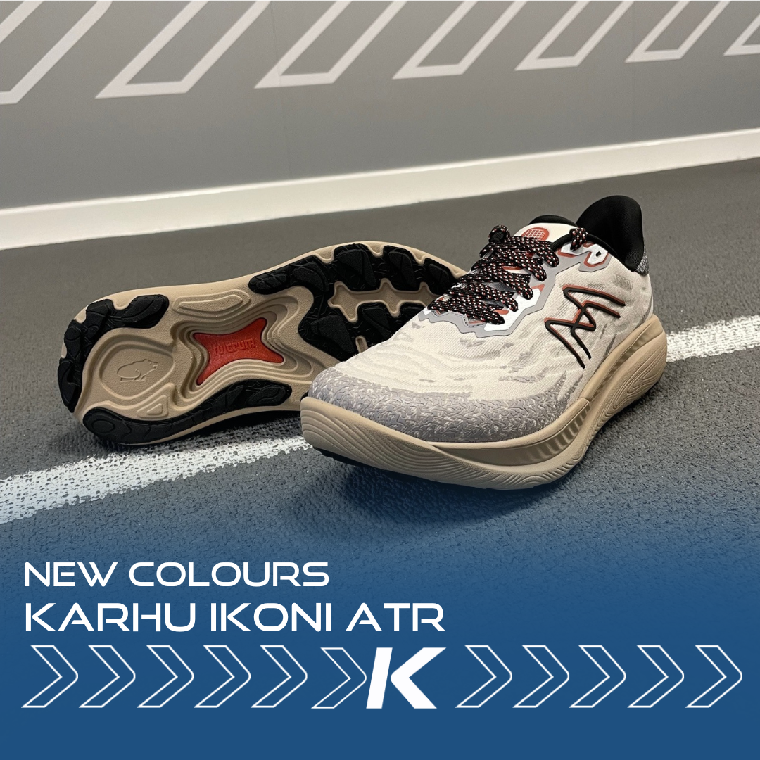 Discover the new colour of the Karhu Ikoni ATR at Kinisi Run Hub. A versatile road-to-trail hybrid built for varied routes.