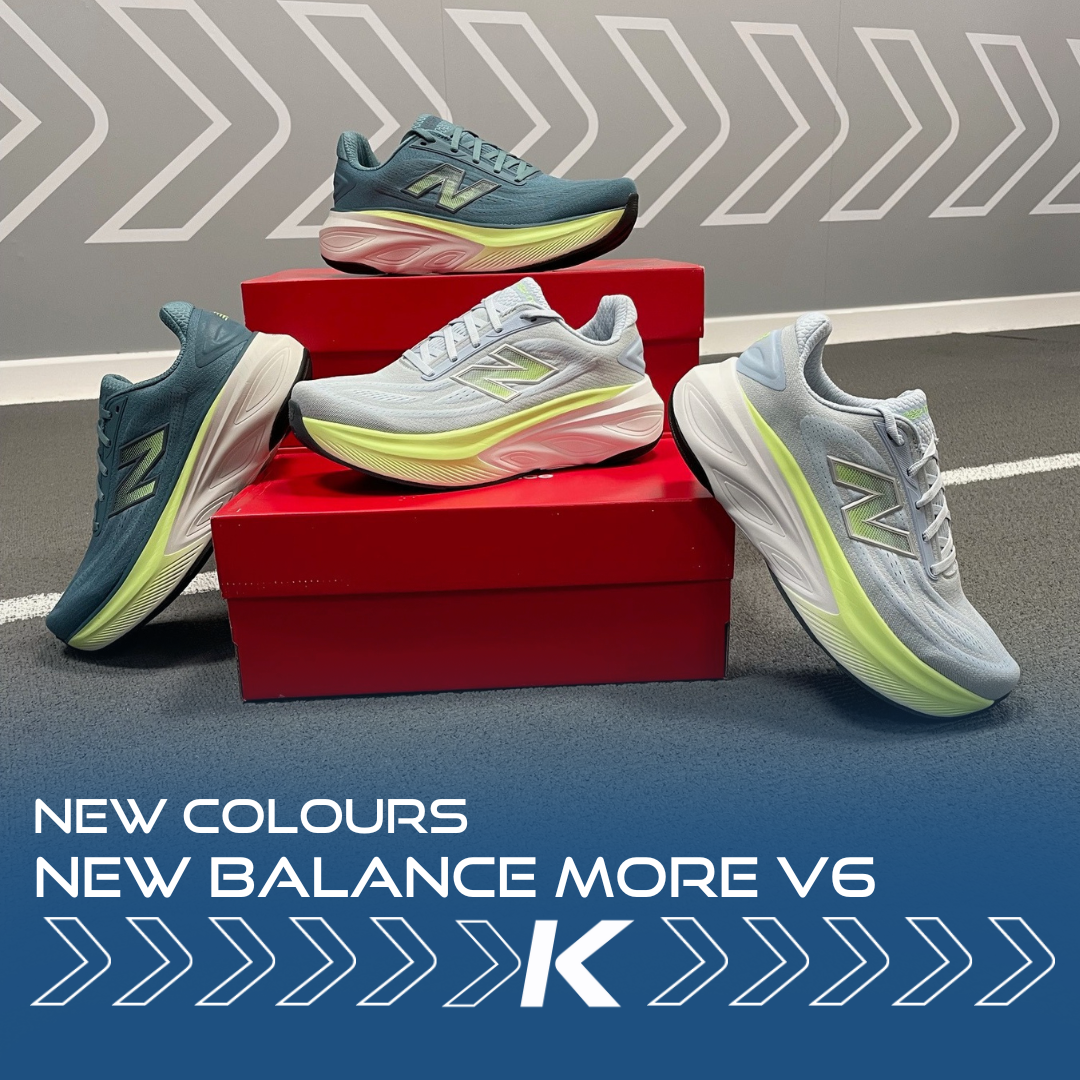 New colours of the New Balance Fresh Foam More v6 now available at Kinisi Run Hub