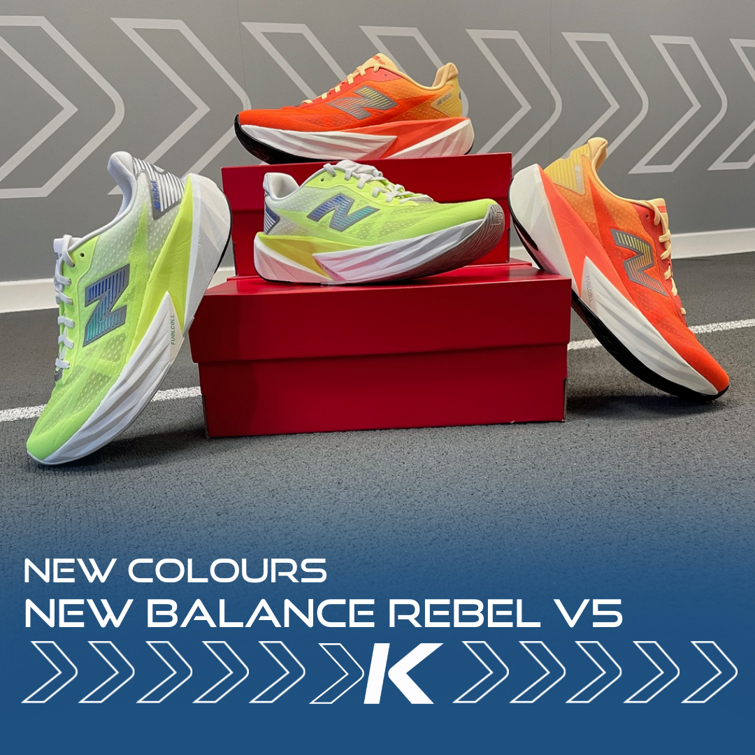 Shop the new colours of the New Balance Rebel v5 at Kinisi Run Hub in Bristol