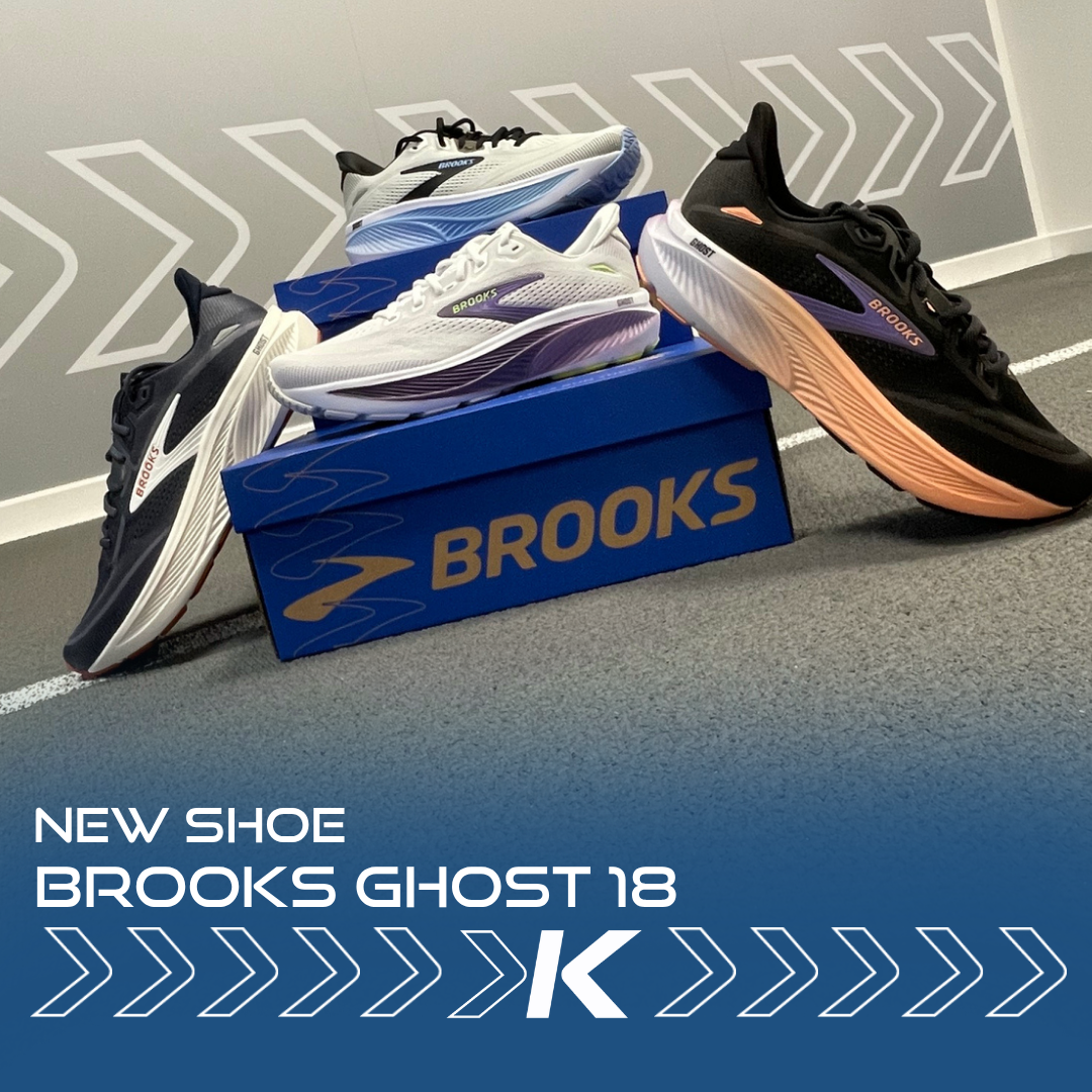 The new Brooks Ghost 18 is now available at Kinisi Run Hub