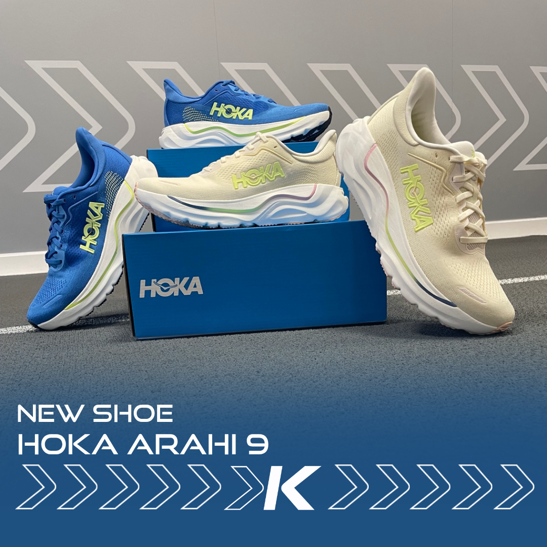 Hoka Arahi 9 at Kinisi Run Hub