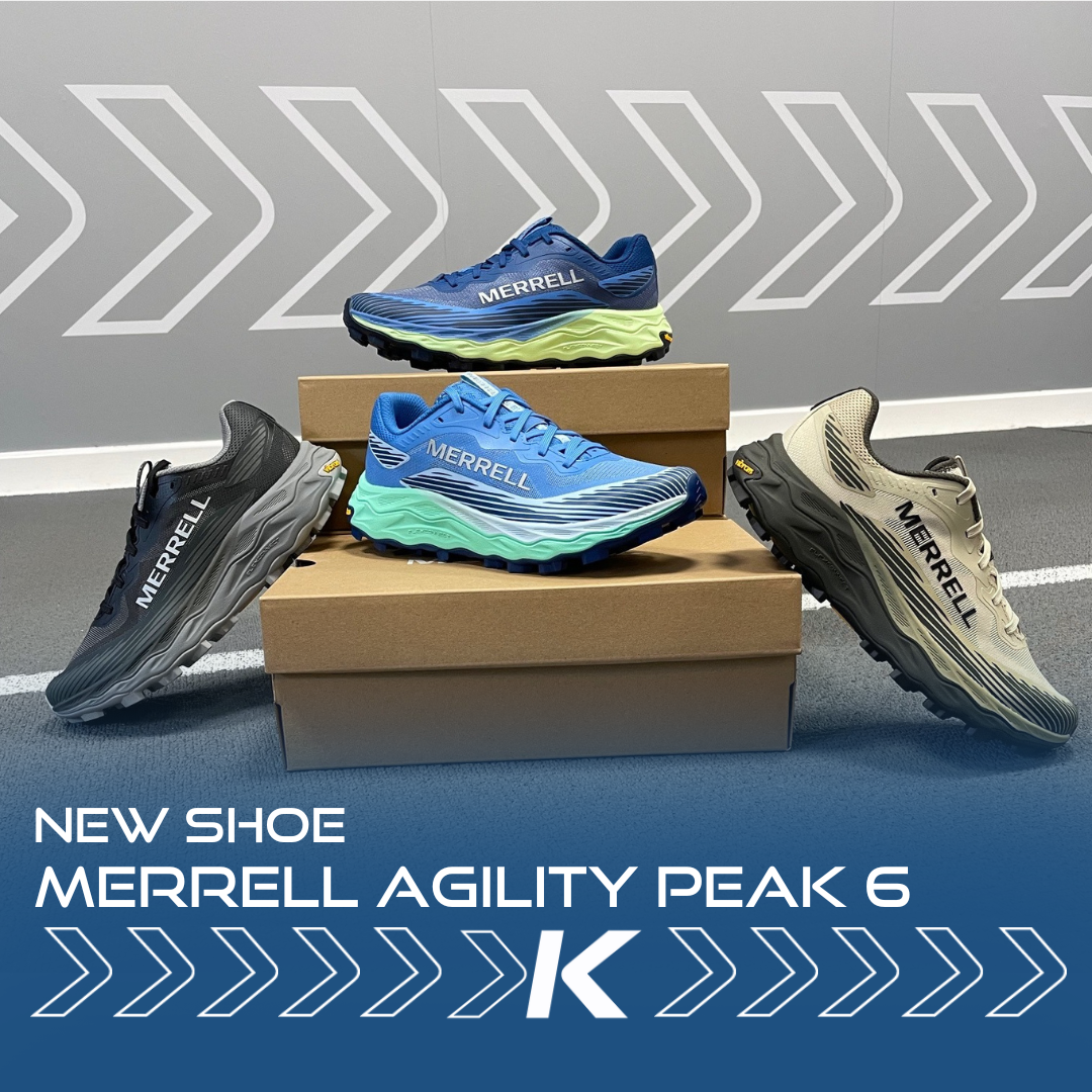 The Merrell Agility Peak 6 has landed at Kinisi Run Hub—grippy, protective trail performance for varied terrain.