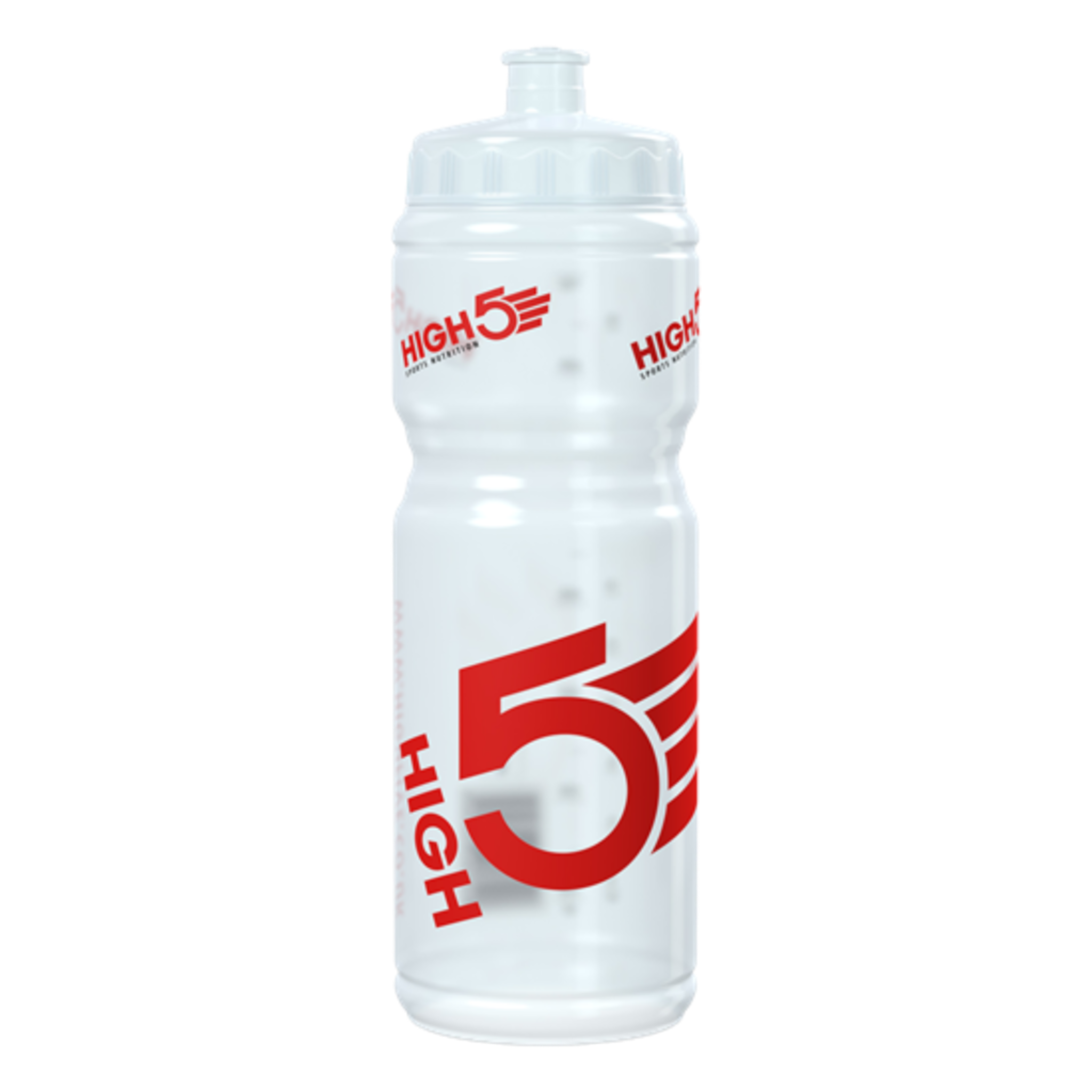 High5 750ml Drinks Bottle - Clear/Red