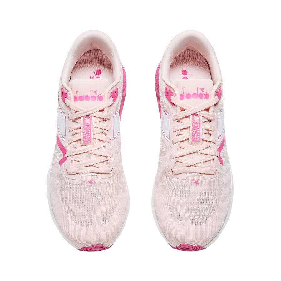 Diadora Womens Corsa - Pearl/Carmine Rose - Neutral
