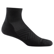 Darn Tough Mens Run 1/4 Sock - Black
