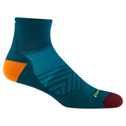Darn Tough Mens Run 1/4 Sock - Dark Teal