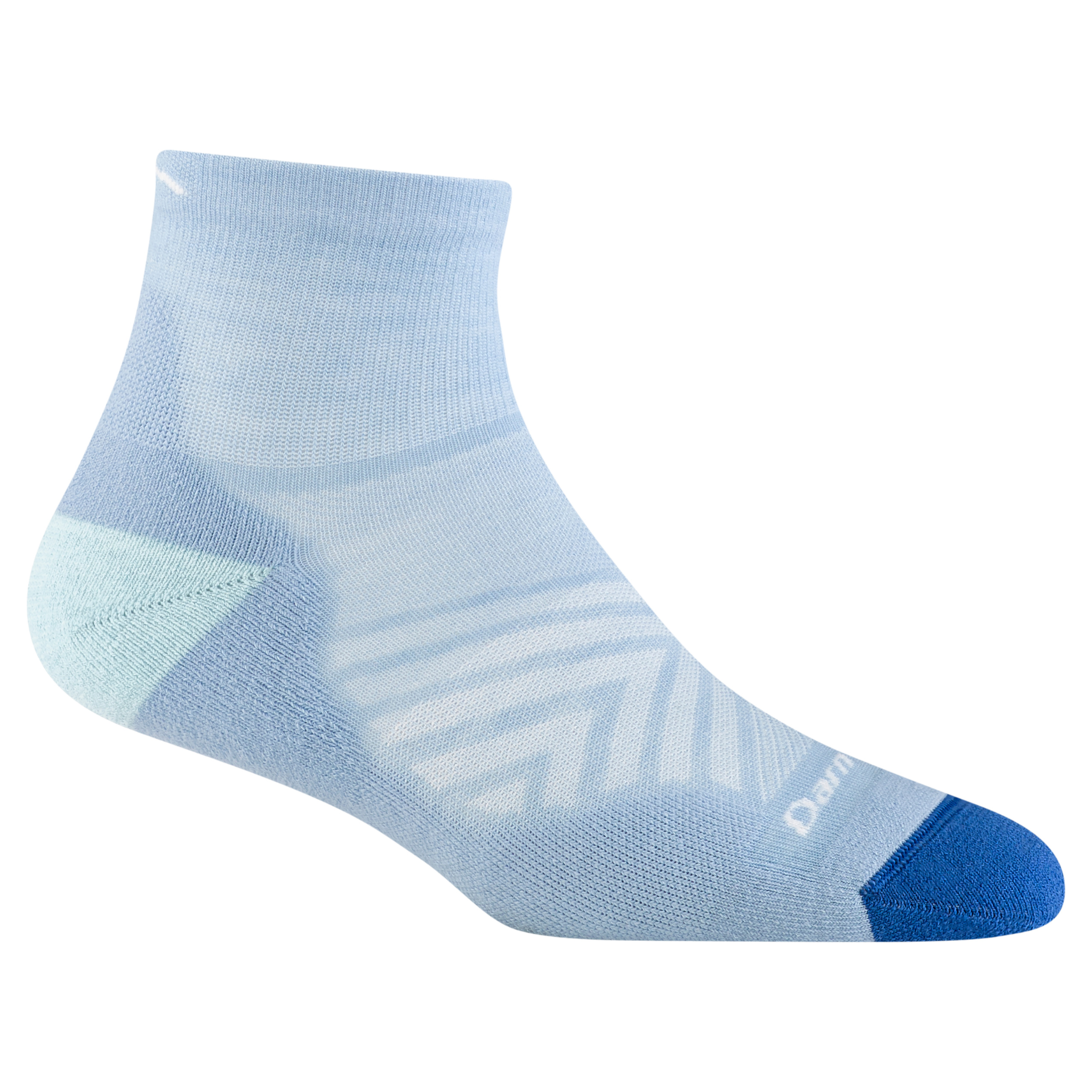 Darn Tough Womens Run 1/4 Sock - Sky