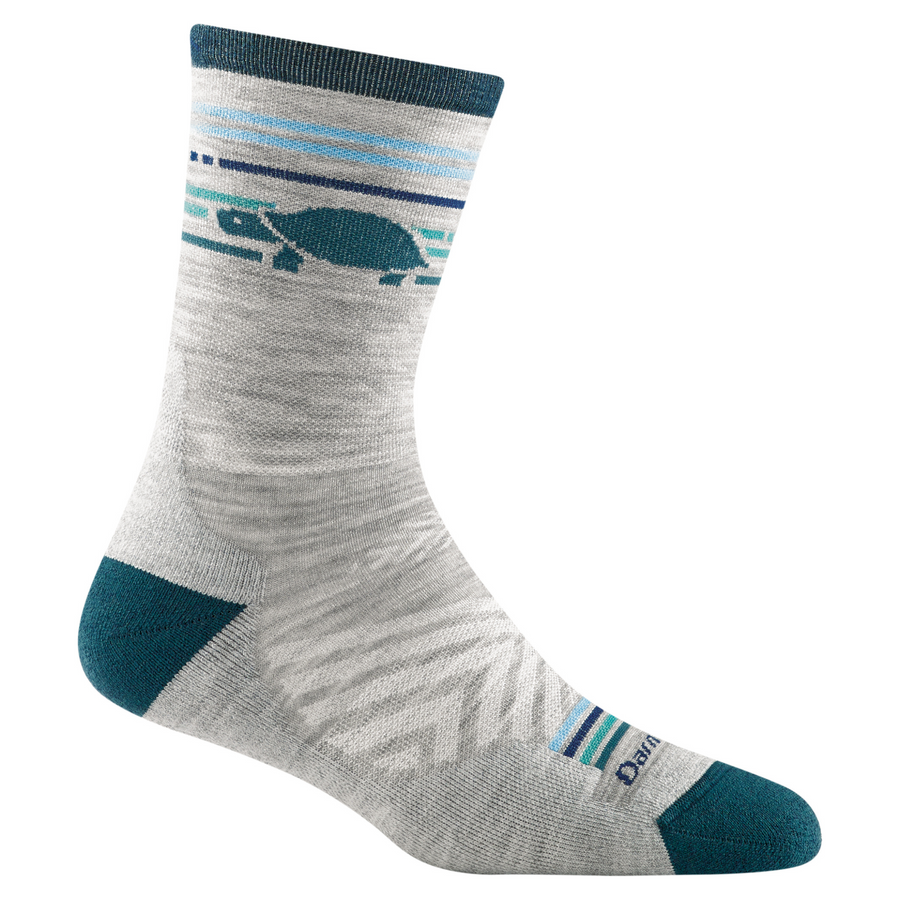 Darn Tough Womens Pacer Micro Crew - Gray