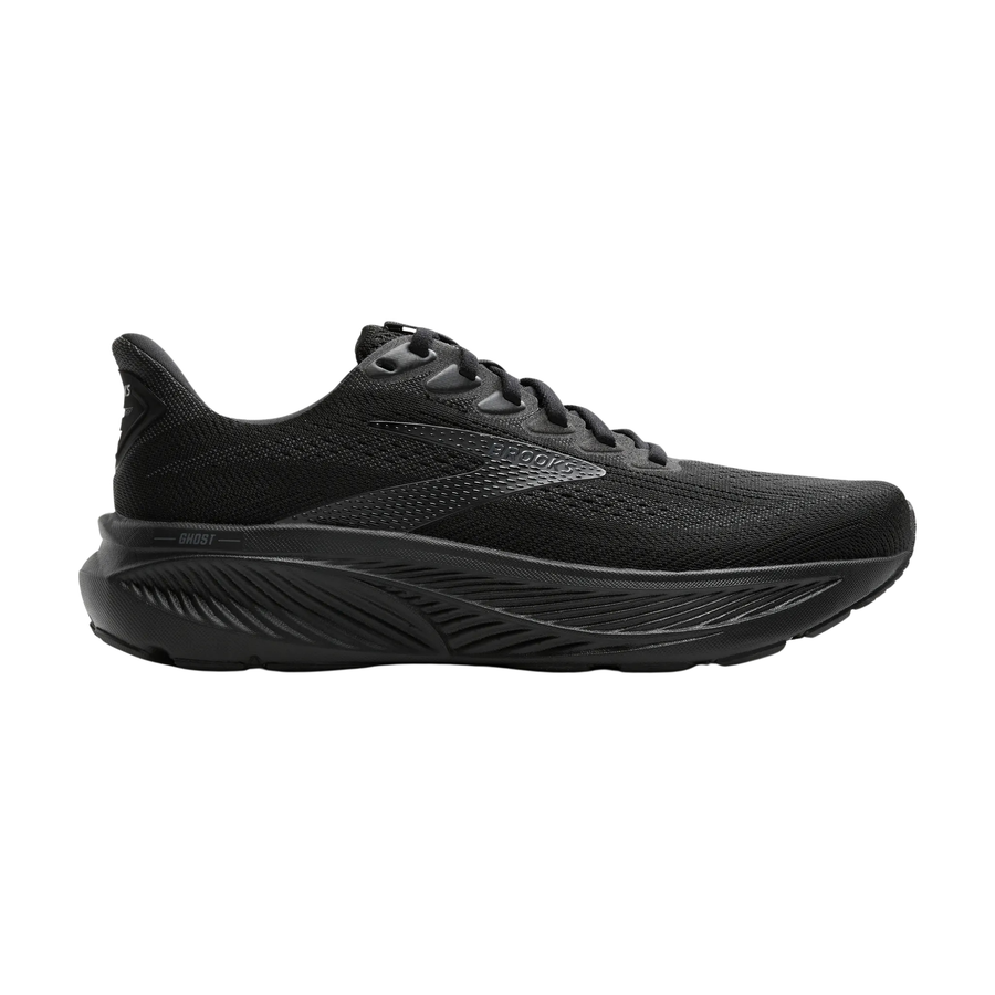 Brooks Mens Ghost 17 - Black/Black/Ebony - Neutral