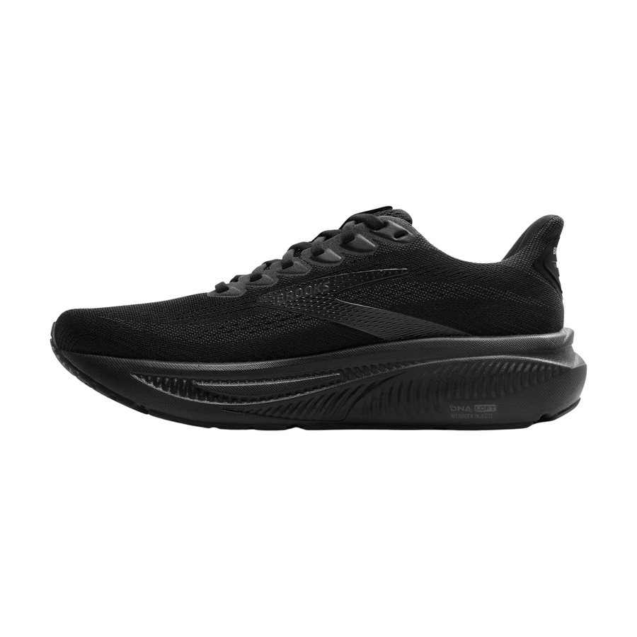 Brooks Mens Ghost 17 - Black/Black/Ebony - Neutral