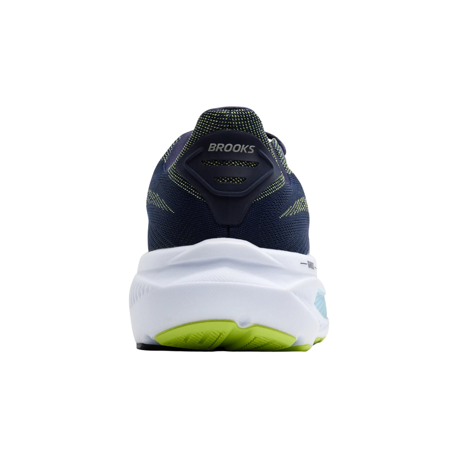 Brooks Mens Ghost 17 - Peacoat/Lime/Blue - Neutral