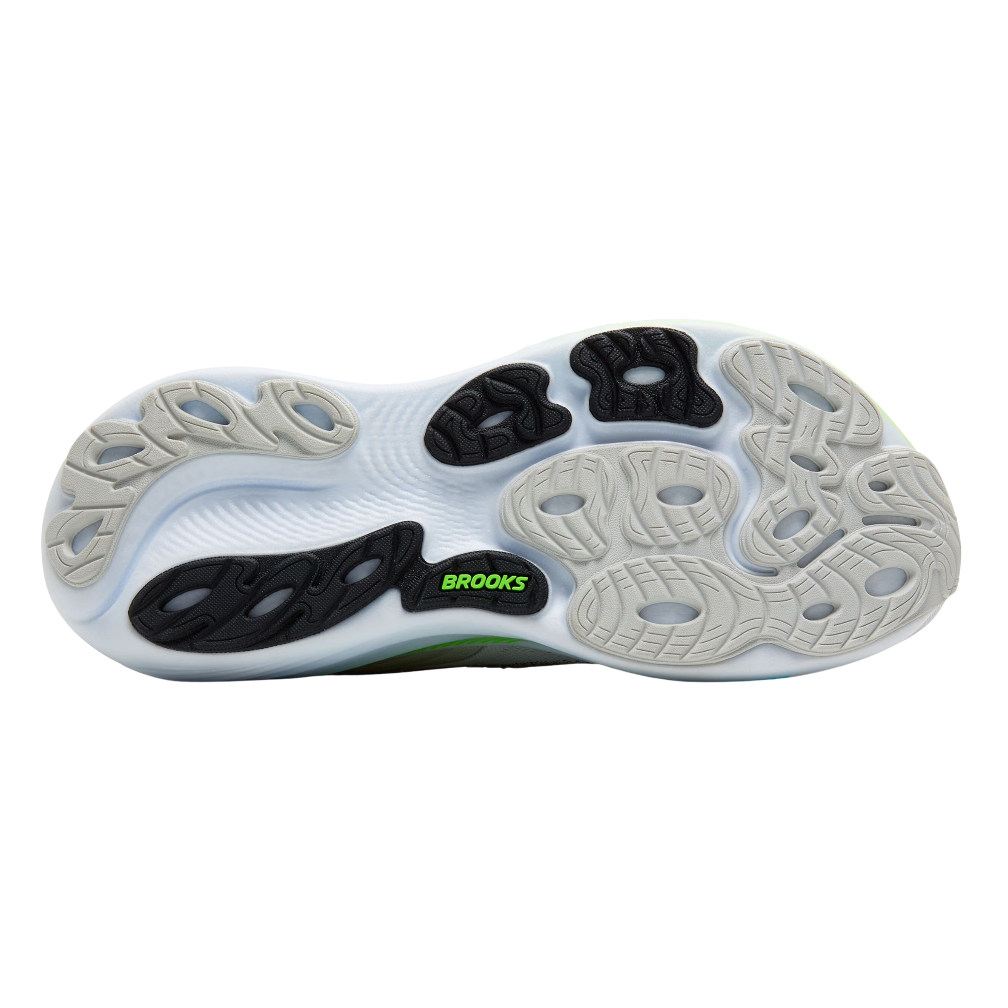 Brooks Mens Adrenaline GTS 25 - Oyster/Green Gecko/Blue - Stability