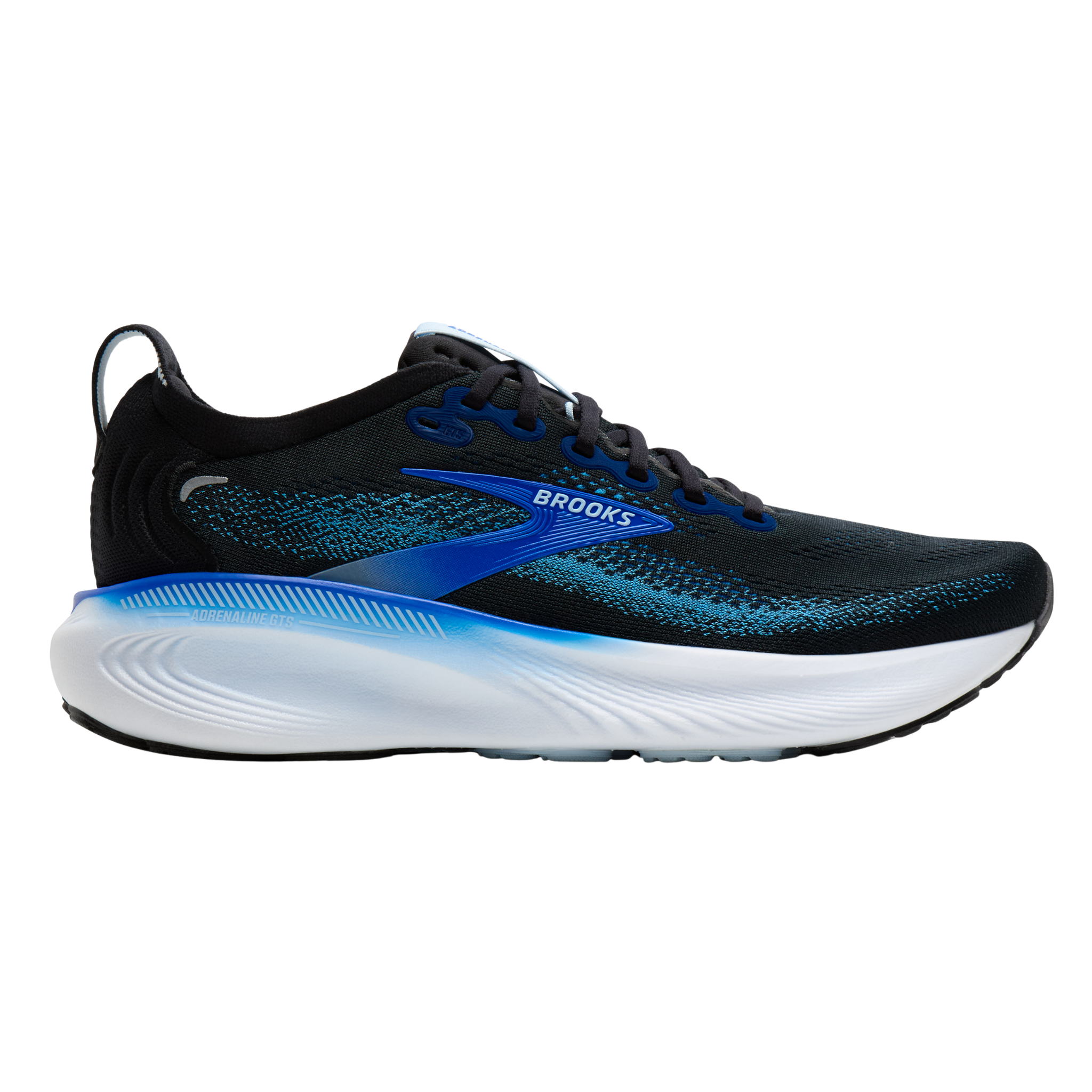 Brooks Mens Adrenaline GTS 25 - Black/Blue/Nantucket Breeze - Stability