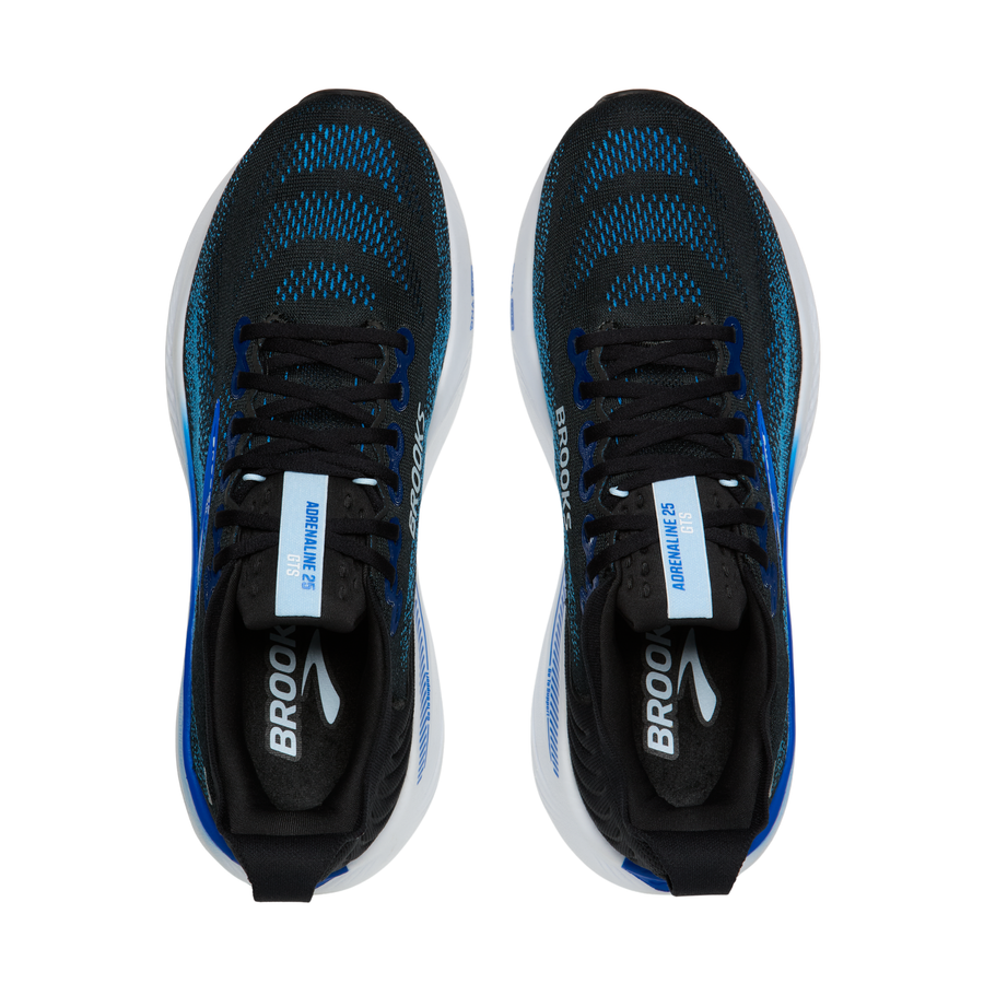 Brooks Mens Adrenaline GTS 25 - Black/Blue/Nantucket Breeze - Stability