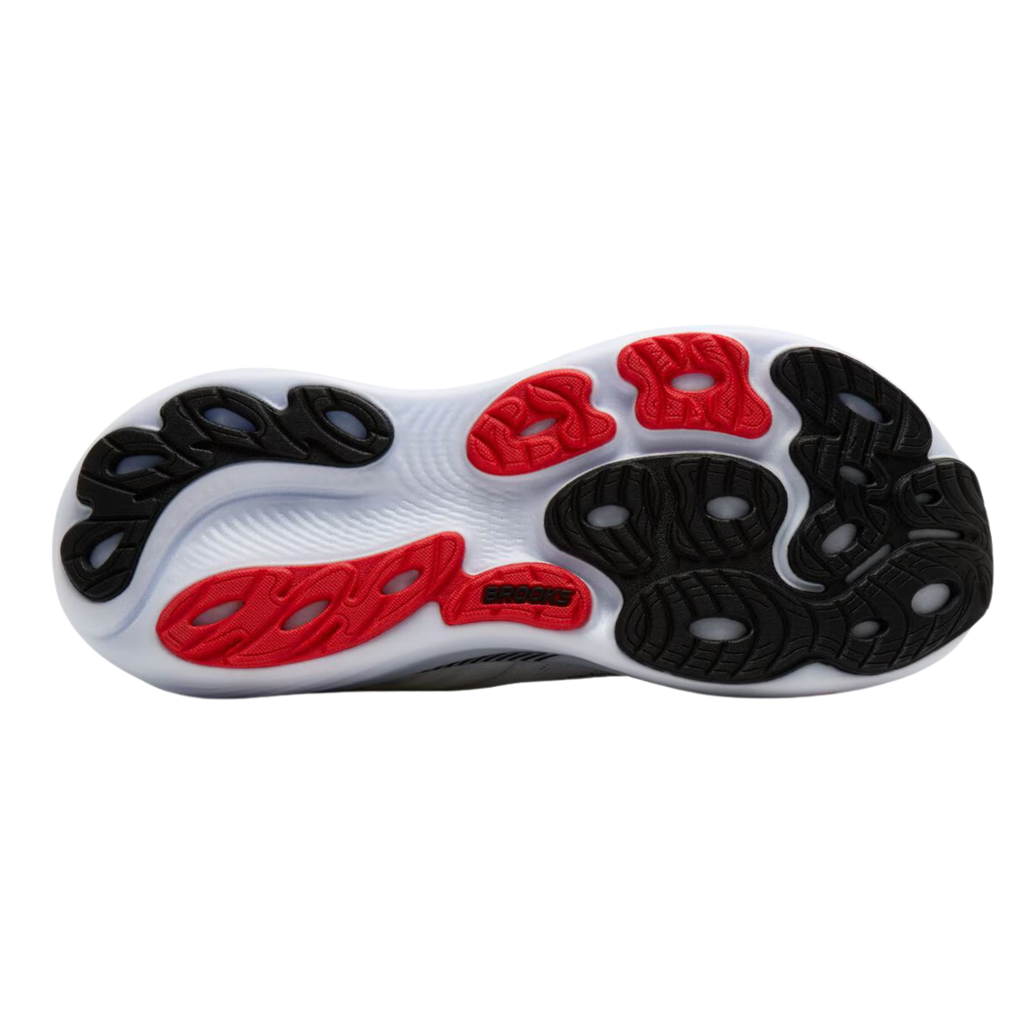 Brooks Mens Adrenaline GTS 25 - White/Black/Red - Stability