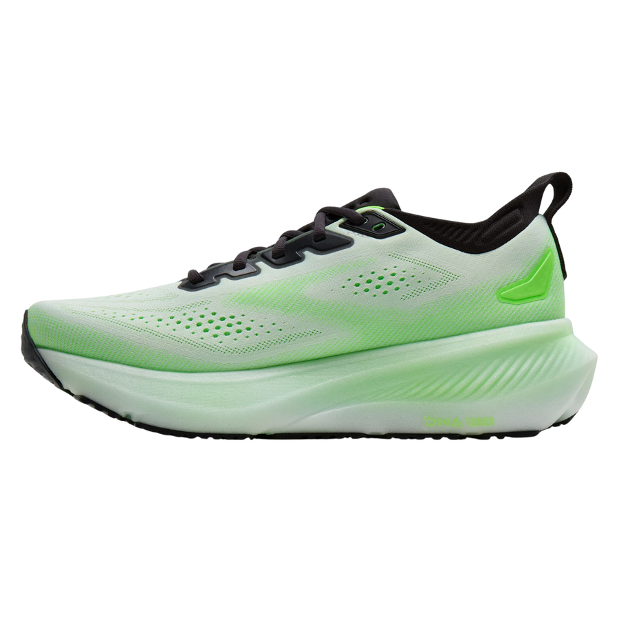 Brooks Mens Glycerin 23 - White/Phantom/Green Gecko - Neutral