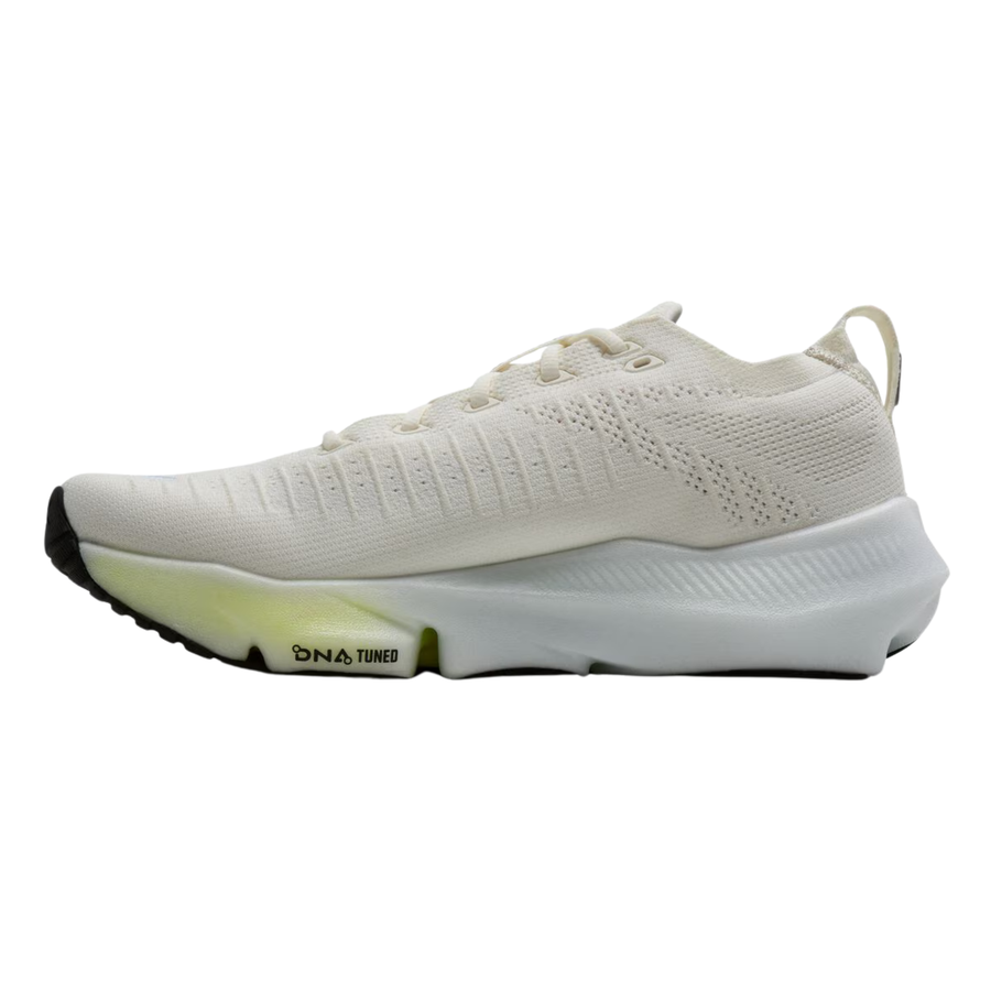 Brooks Mens Glycerin Flex - White/Cyber Yellow/Nightlife - Neutral