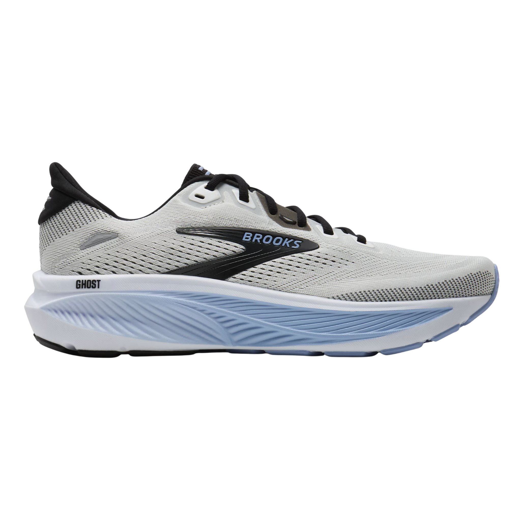 Brooks Mens Ghost 18 - White/Black/Open Air - Neutral