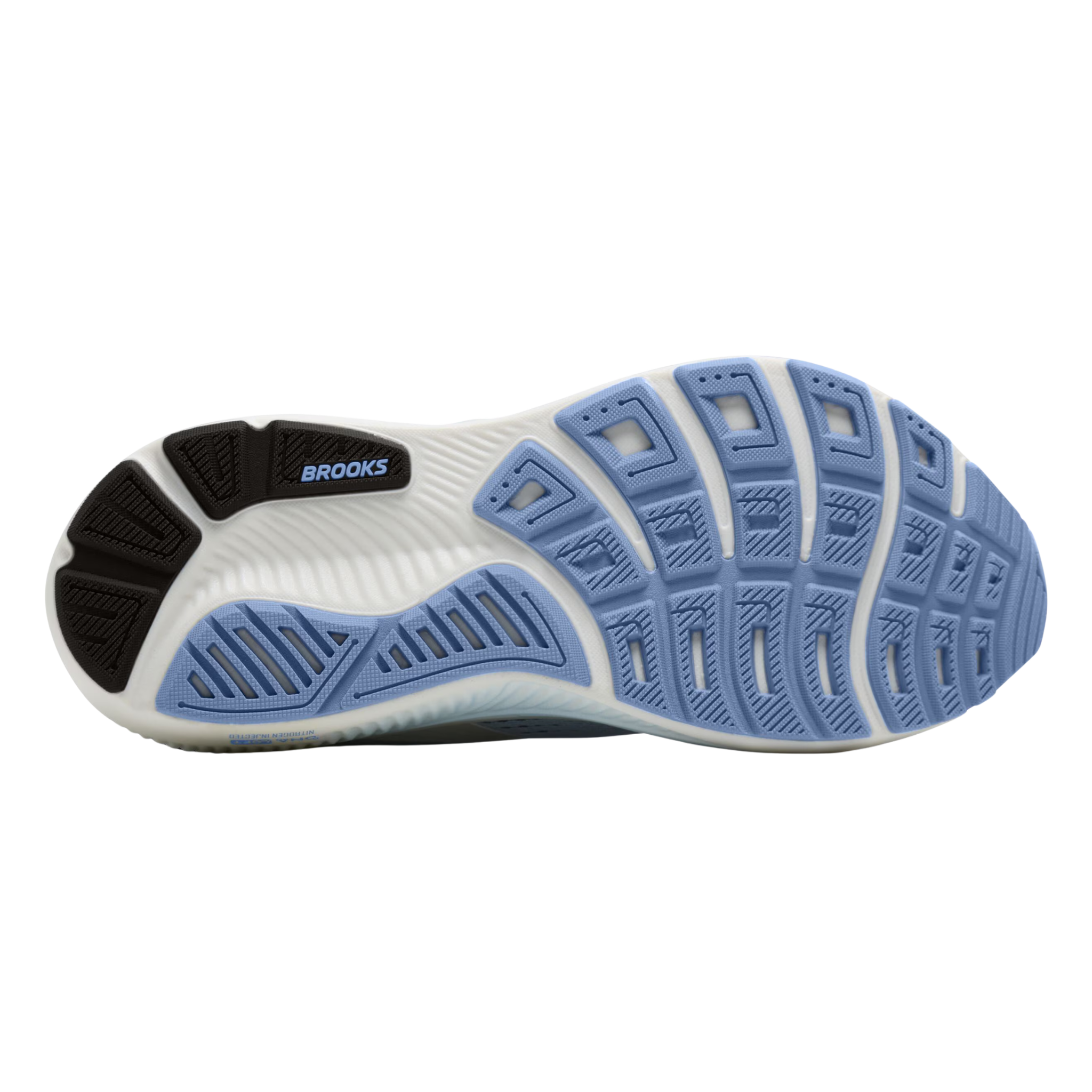 Brooks Mens Ghost 18 - White/Black/Open Air - Neutral