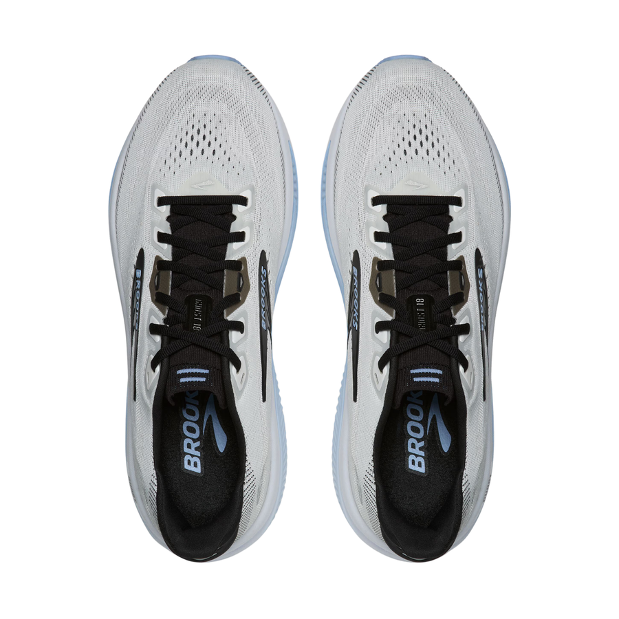 Brooks Mens Ghost 18 - White/Black/Open Air - Neutral