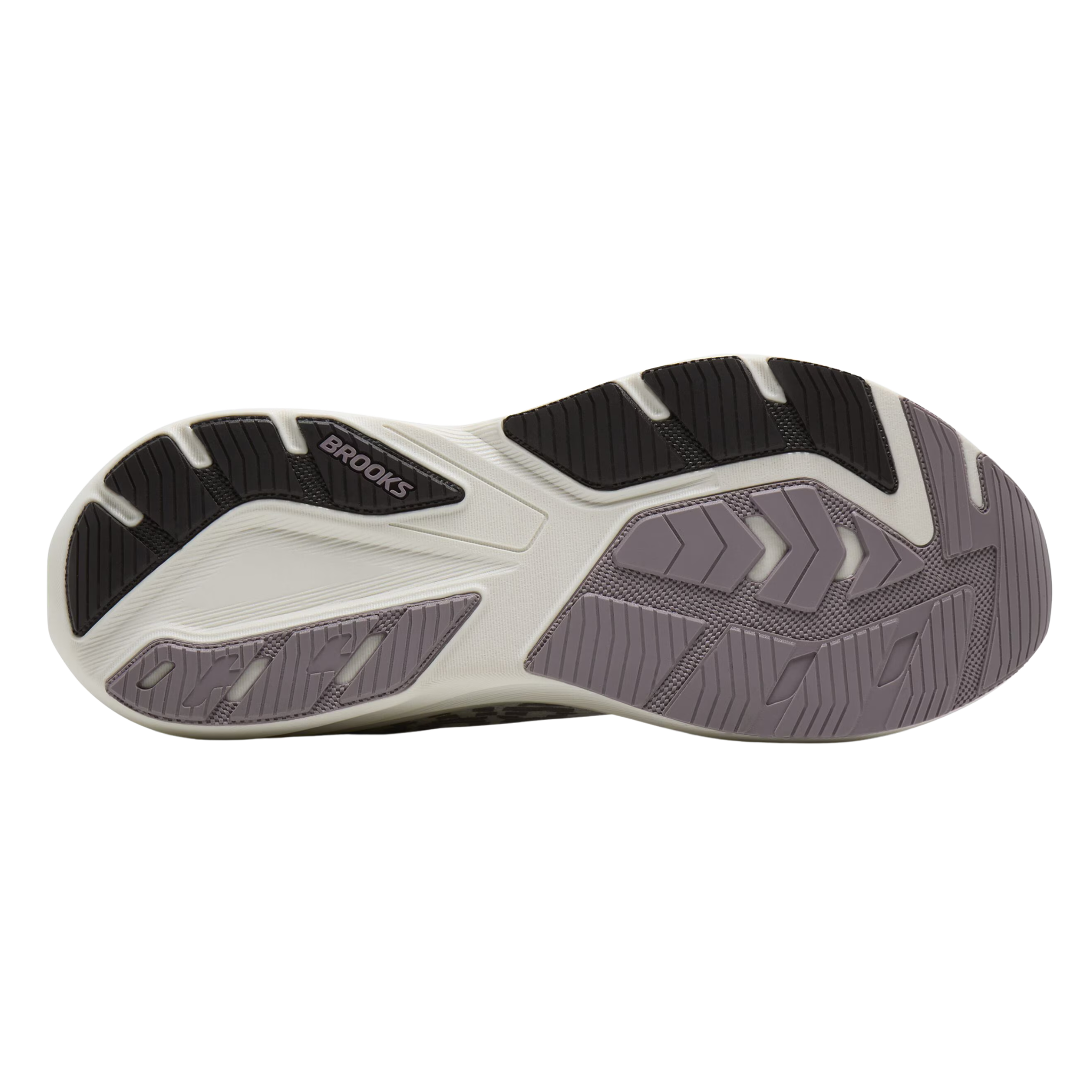 Brooks Mens Ghost Amp - Coconut/Purple Dove/Raisin - Speed