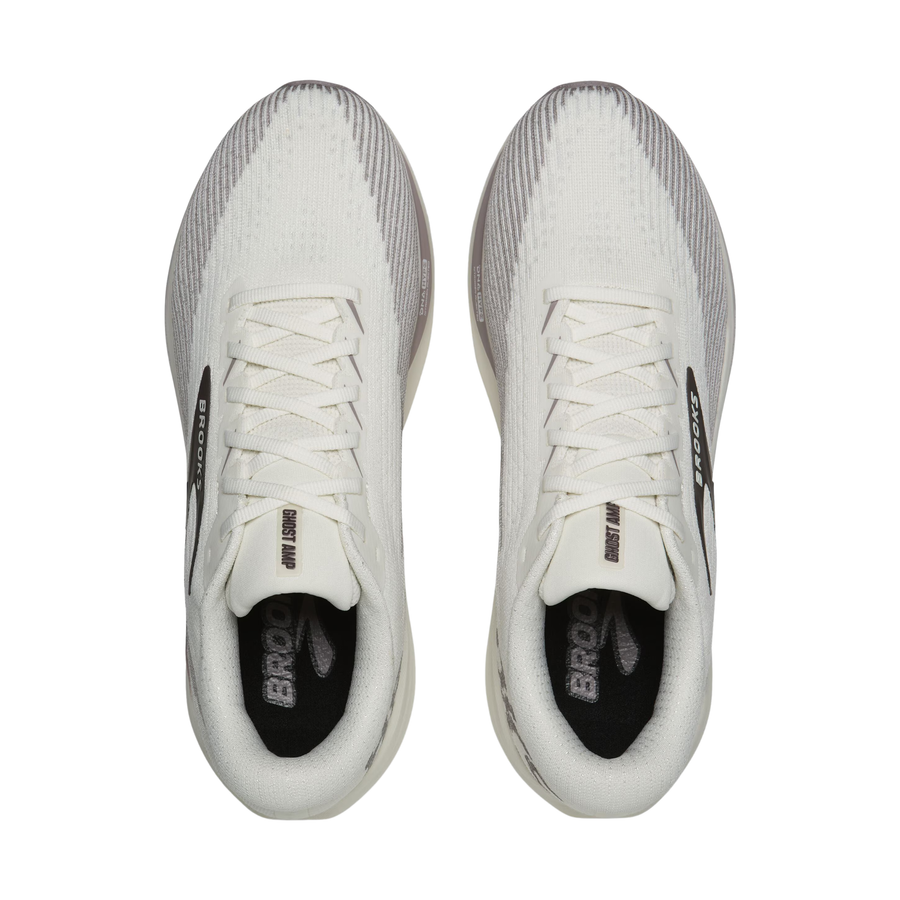 Brooks Mens Ghost Amp - Coconut/Purple Dove/Raisin - Speed
