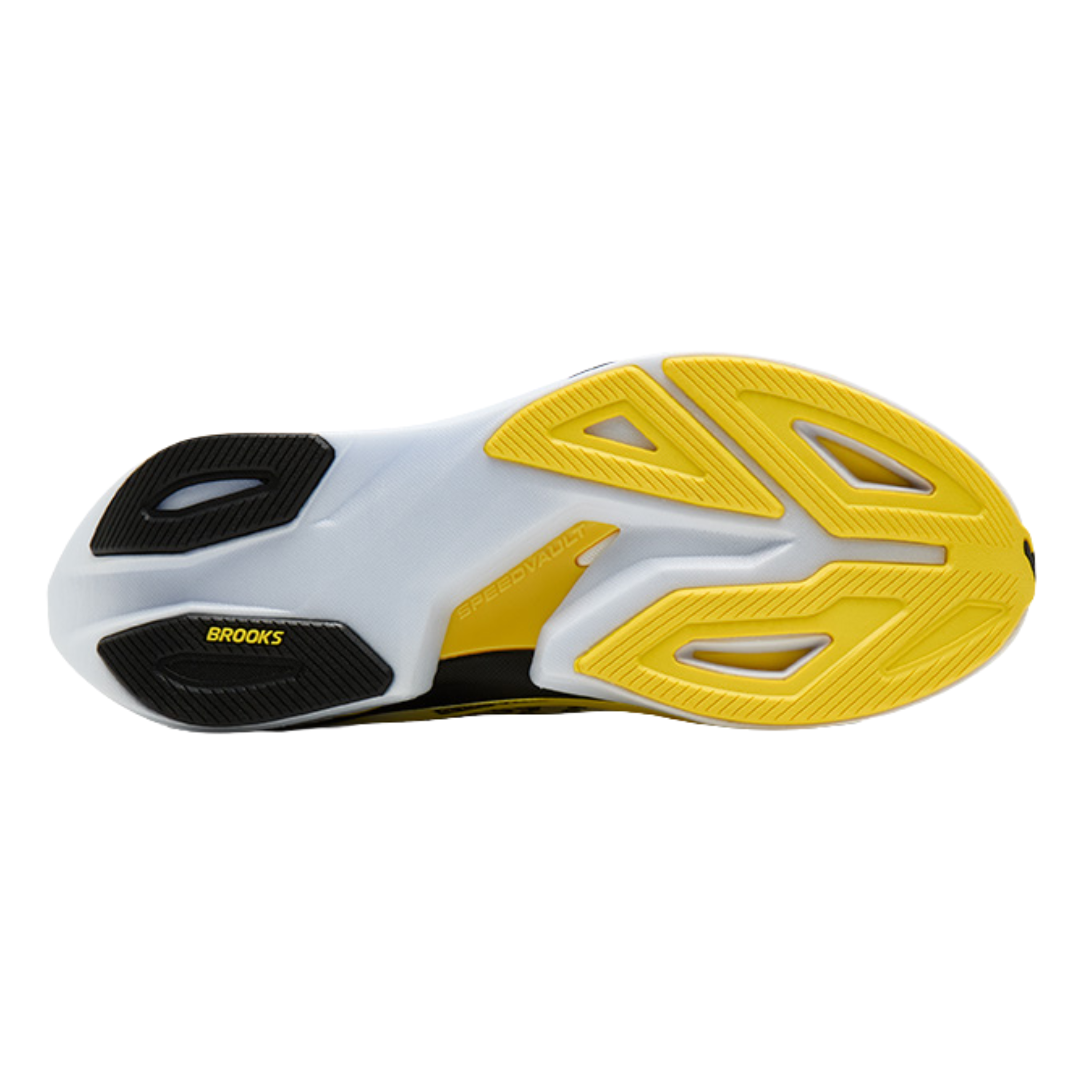 Brooks Mens Hyperion Max 4 - White/Cyber Yellow/Black - Speed