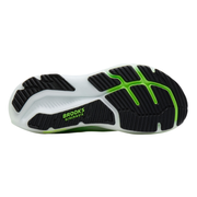 Brooks Mens Glycerin GTS 23 - White/Phantom/Green Gecko - Stability