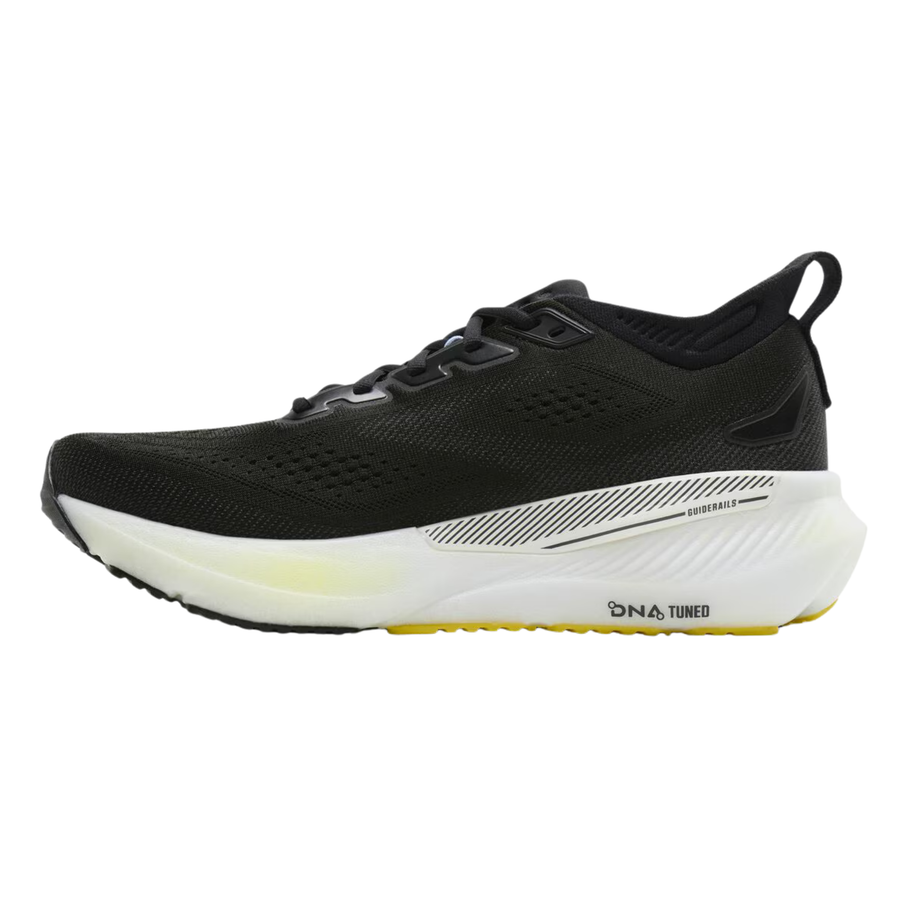 Brooks Mens Glycerin GTS 23 - Black/Cyber Yellow/Nightlife - Stability