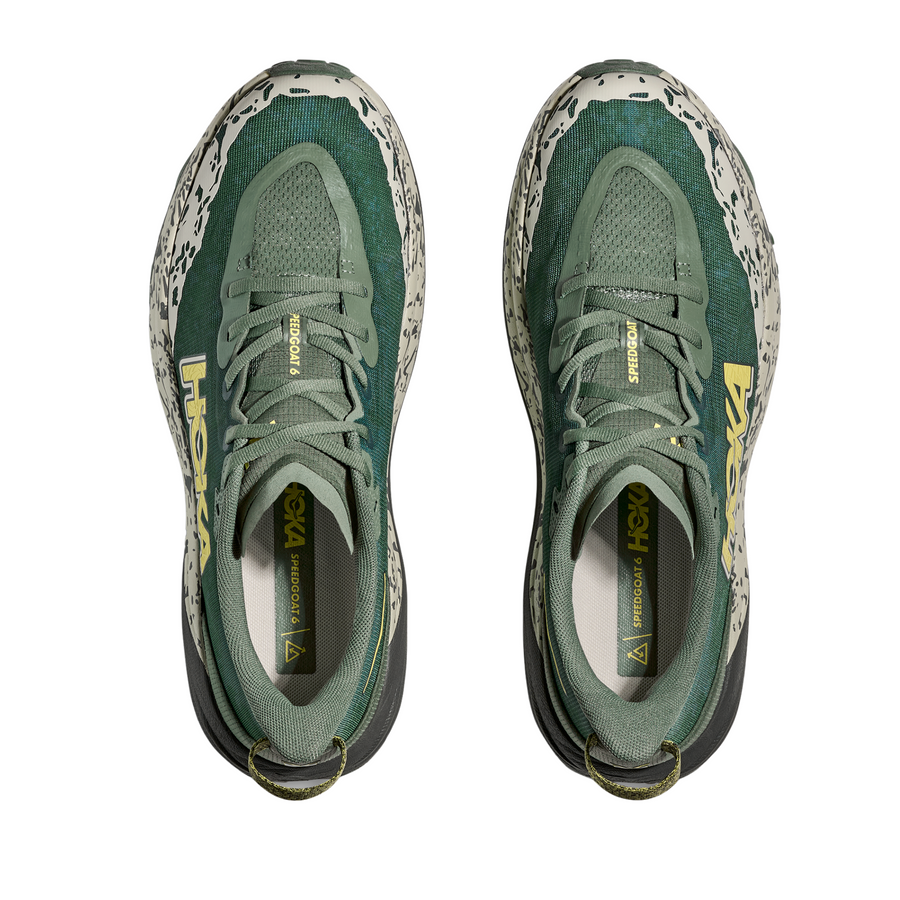Hoka Mens Speedgoat 6 - Fern/Asphalt Grey - Trail