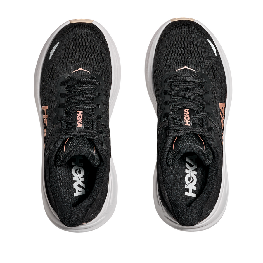 Hoka Womens Bondi 9 - Black/Rose Gold - Neutral