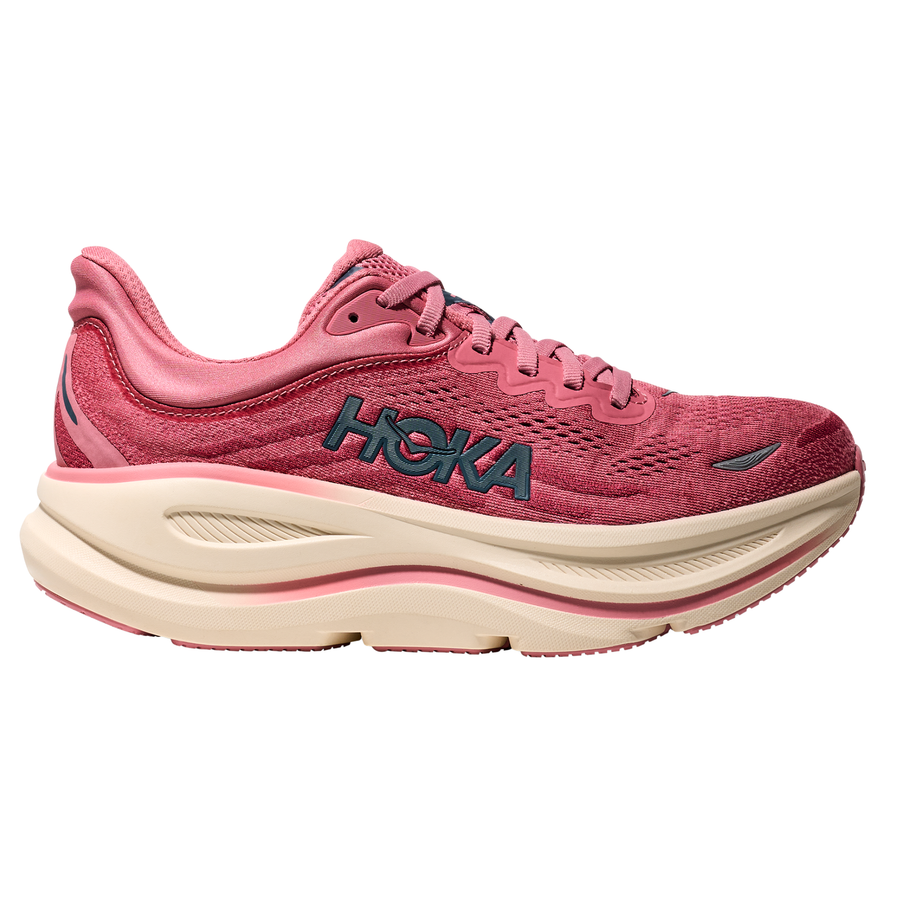 Hoka Womens Bondi 9 - Lingonberry/Cranberry - Neutral