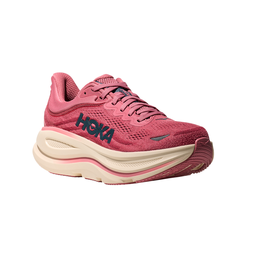 Hoka Womens Bondi 9 - Lingonberry/Cranberry - Neutral