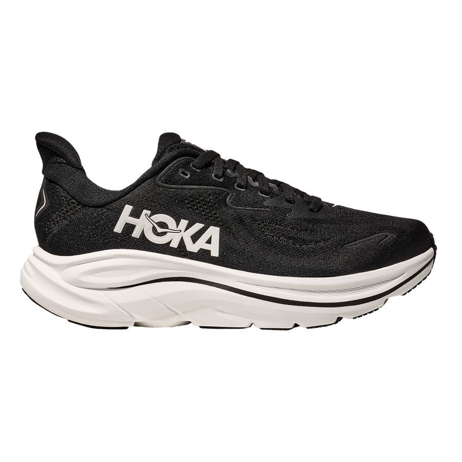 Hoka Mens Clifton 10 - Black/White - Neutral
