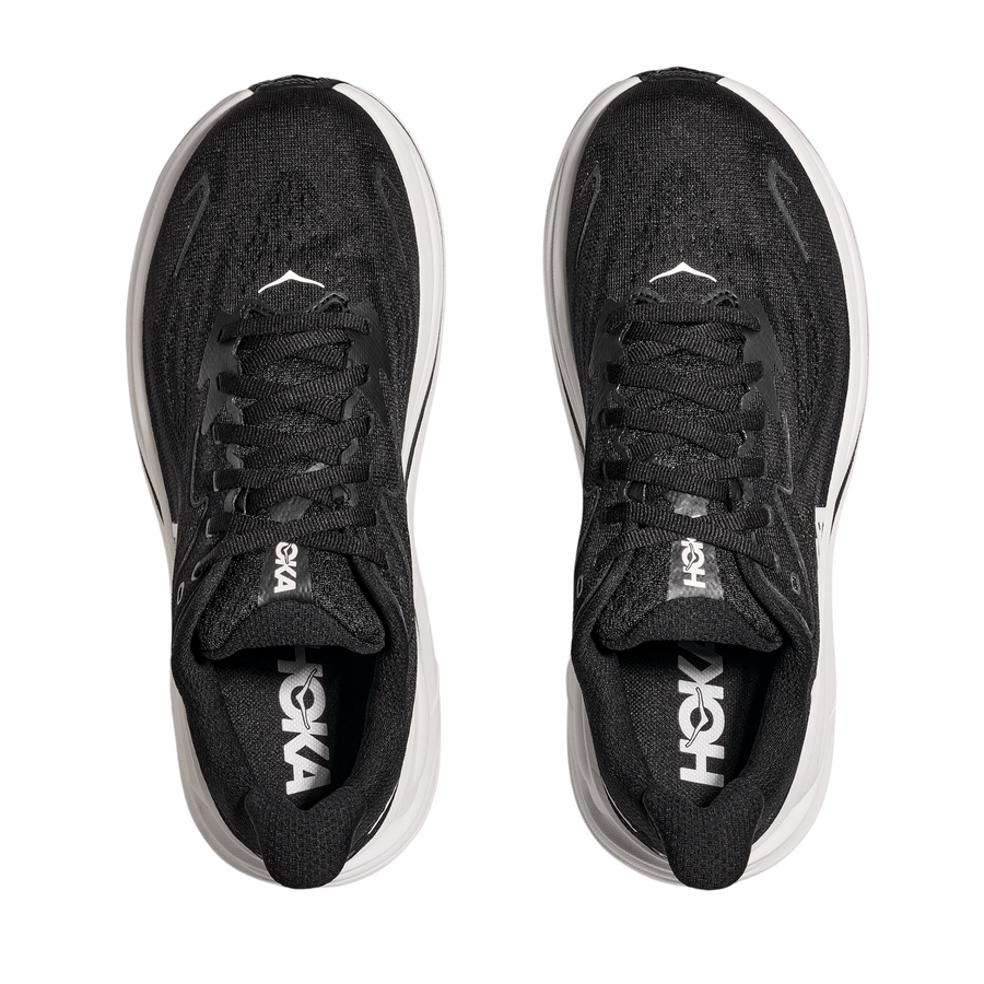 Hoka Mens Clifton 10 - Black/White - Neutral
