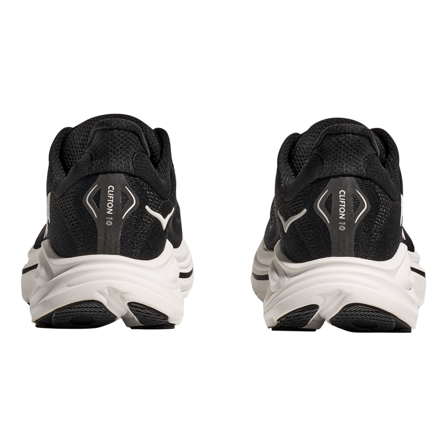 Hoka Mens Clifton 10 - Black/White - Neutral