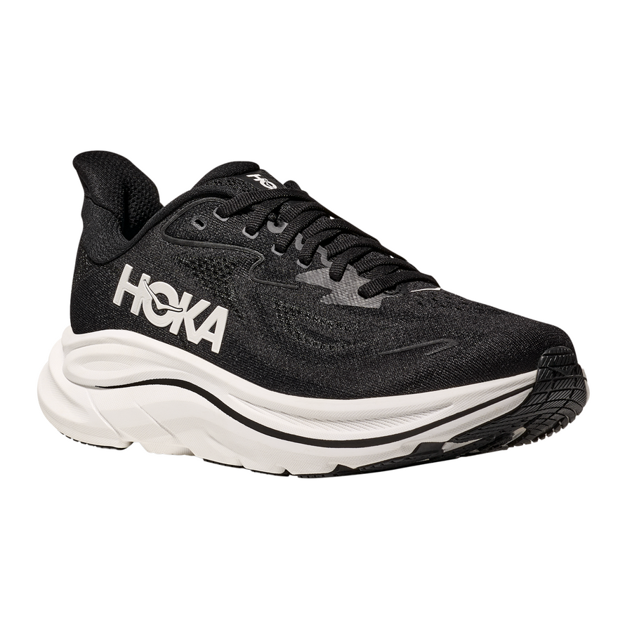Hoka Mens Clifton 10 - Black/White - Neutral