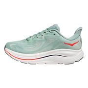 Hoka Mens Clifton 10 - Sage/Neon Flame - Neutral