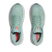 Hoka Womens Clifton 10 - Sea Glass/Neon Flame - Neutral