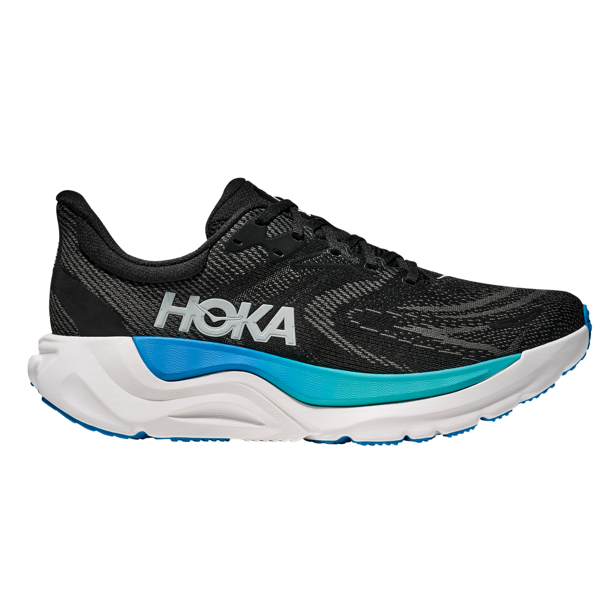 Hoka Mens Arahi 8 - Black/Skyward Blue - Stability