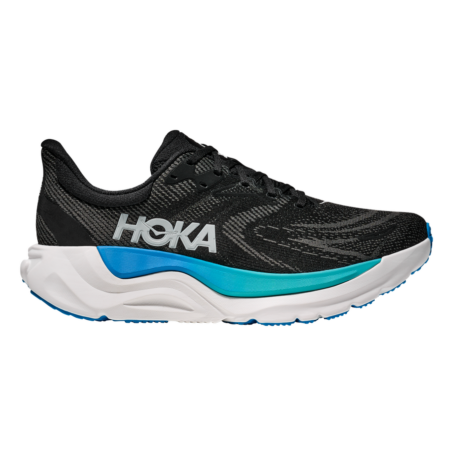 Hoka Mens Arahi 8 - Black/Skyward Blue - Stability