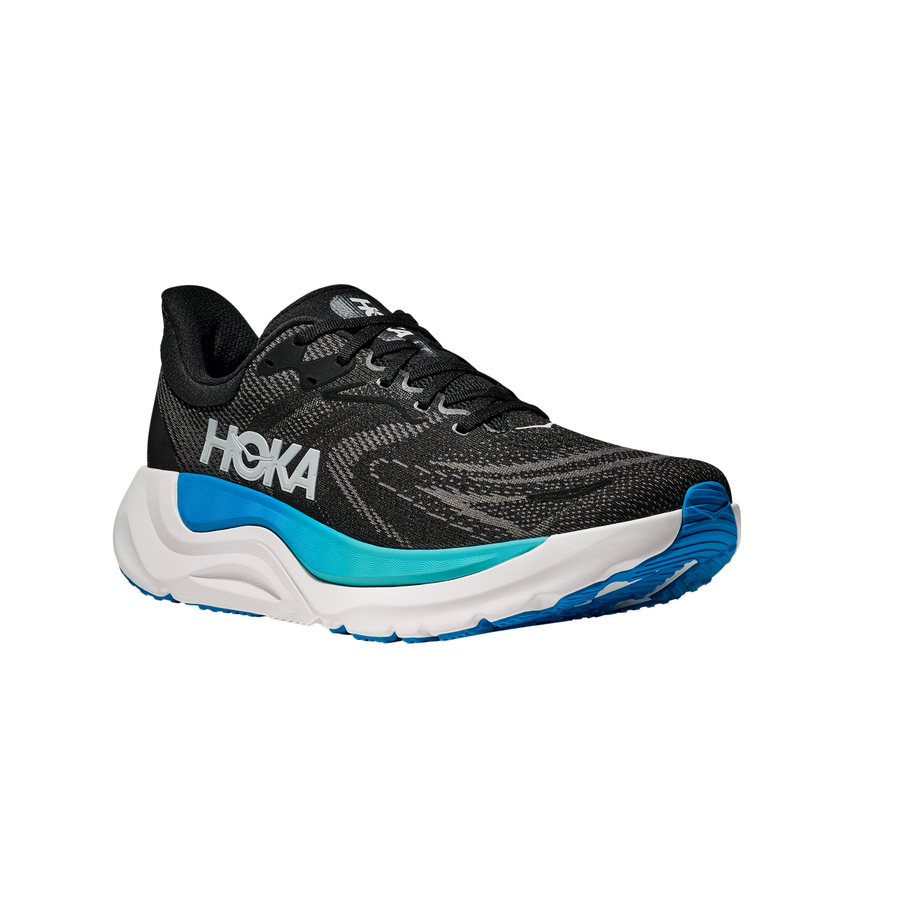 Hoka Mens Arahi 8 - Black/Skyward Blue - Stability