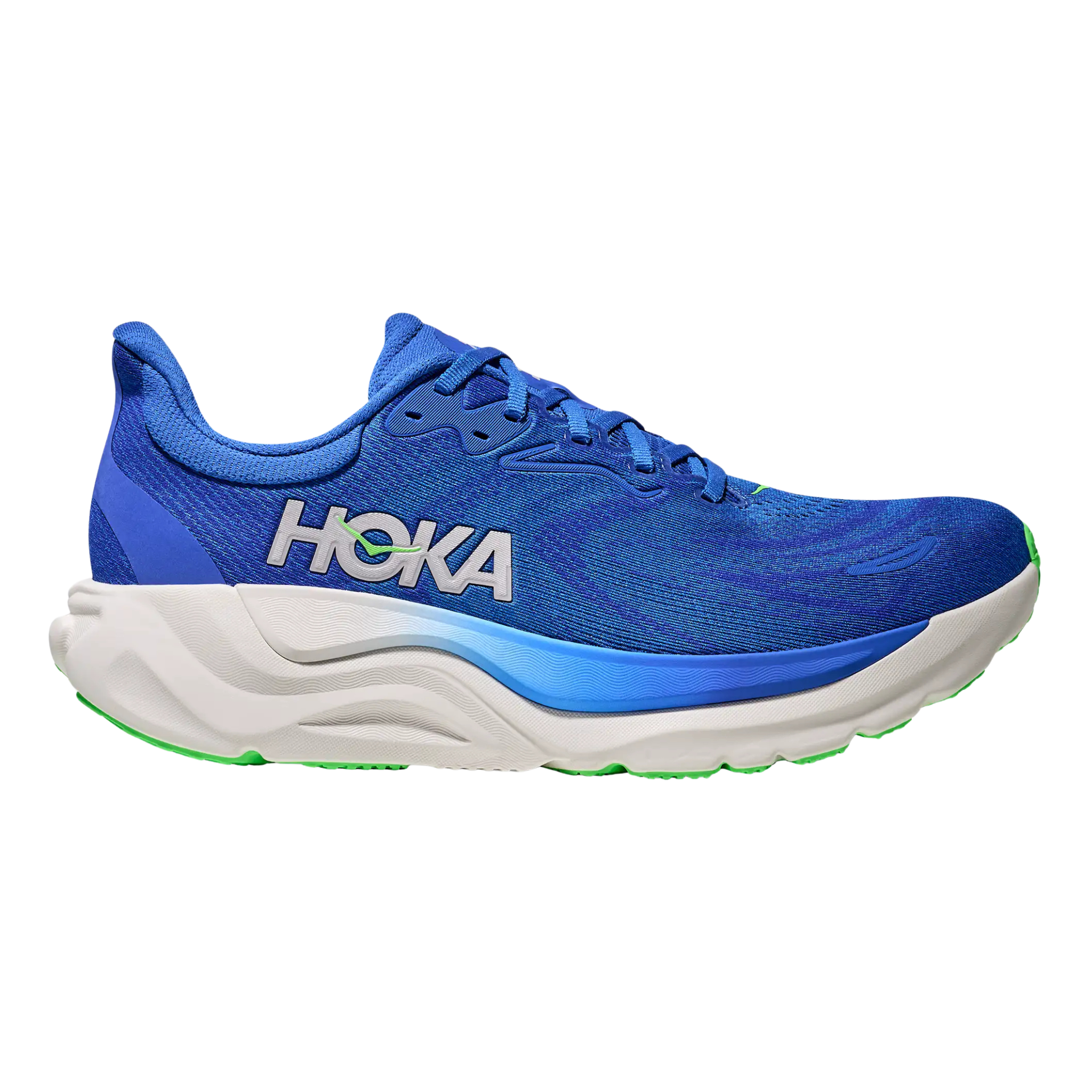 Hoka Mens Arahi 8 - Cobalt Blue/Neon Green - Stability
