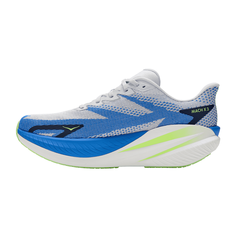 Hoka Mens Mach X 3 - Cosmic Grey/Virtual Blue - Speed