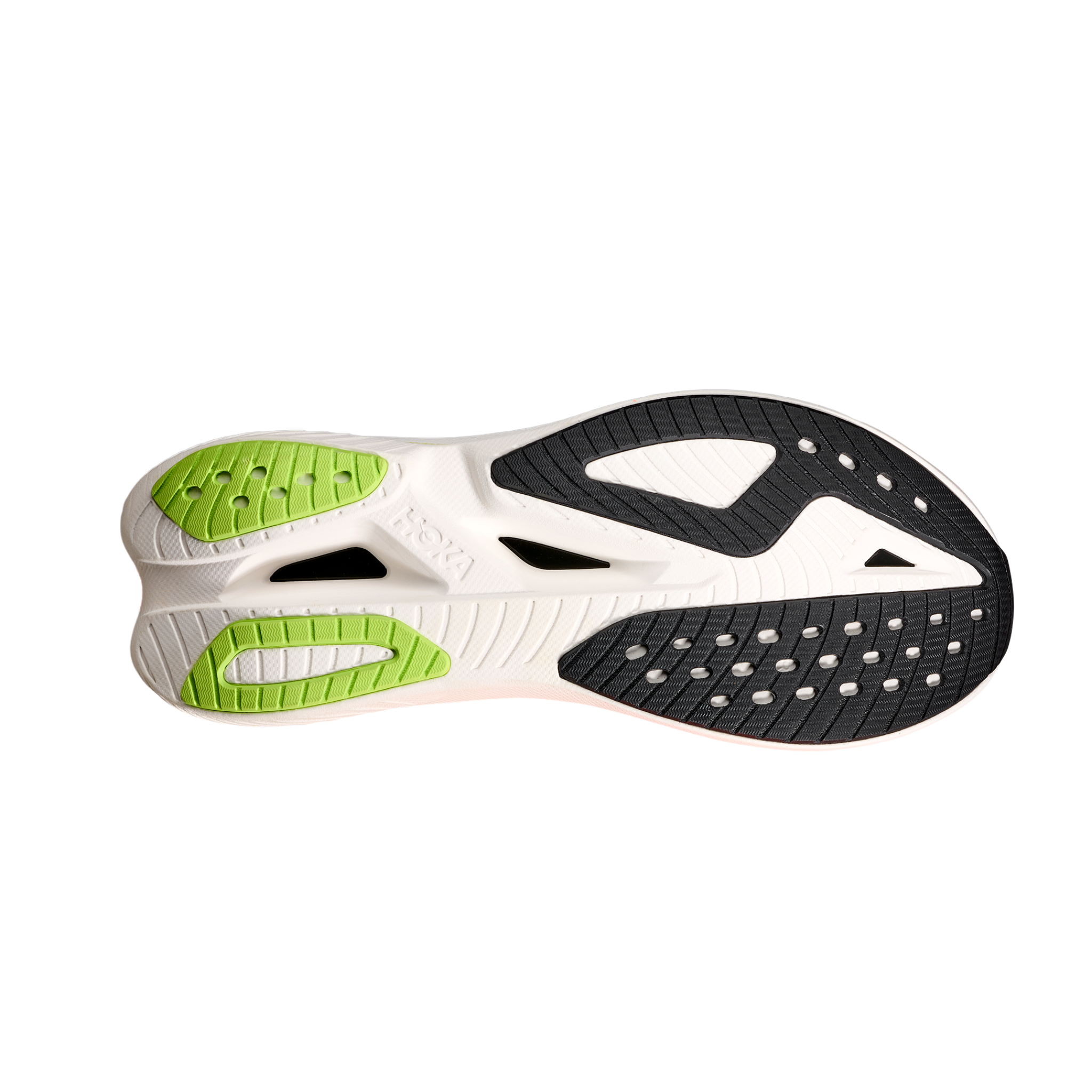 Hoka Mens Mach X 3 - White/Neon Tangerine - Speed