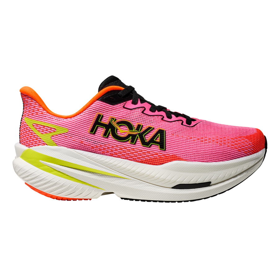 Hoka Womens Mach X 3 - Neon Rose/Neon Tangerine - Speed