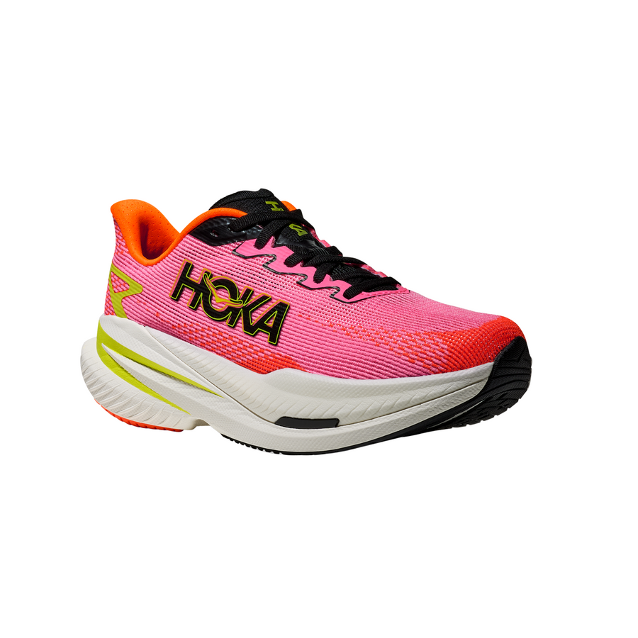Hoka Womens Mach X 3 - Neon Rose/Neon Tangerine - Speed